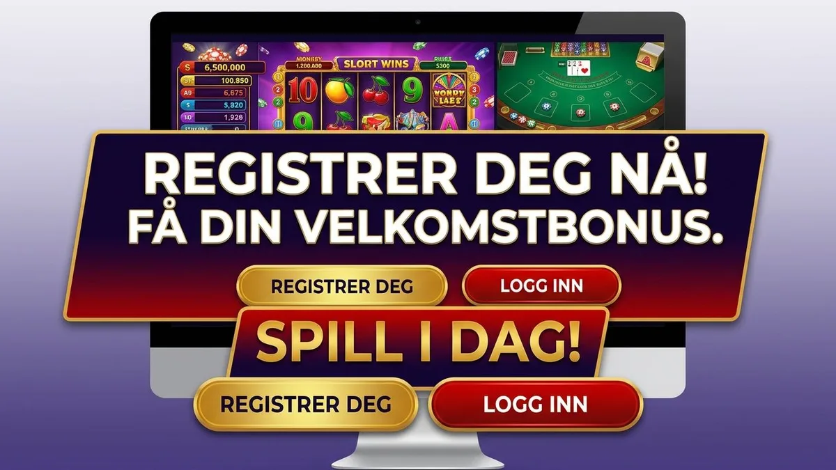 Registrer deg med bonus